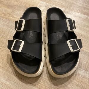 Papillio Black and White Sandals